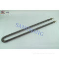 U Shape Finned Heating Pipe 5500w 220v With Brass Flange , Dry Heating Element